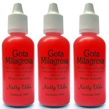 Imagem de Kit Loção para os pés Gota Milagrosa Natty Vida (3 unidades, 30ml cada