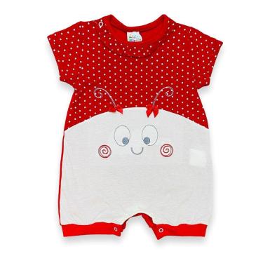 Imagem de Macacão curto Banho De sol Bebê Menina Calor Verão Bichinhos