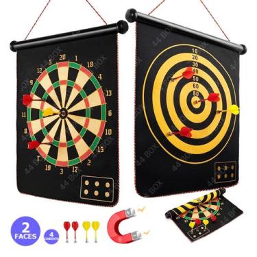 Imagem de Jogo De Dardos Dupla Face Magnético Imã Tiro Ao Alvo - Brinquedo Diver