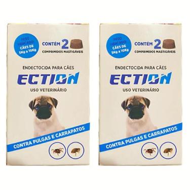 Imagem de Ection Anti Pulgas, Carrapatos e Sarna - 4 Comprimidos Mastigáveis par