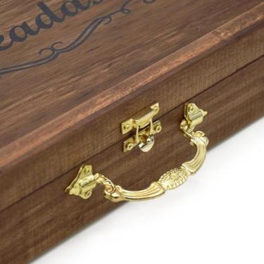 Imagem de Caixa Organizadora para Meadas em Madeira - Arte Nilos