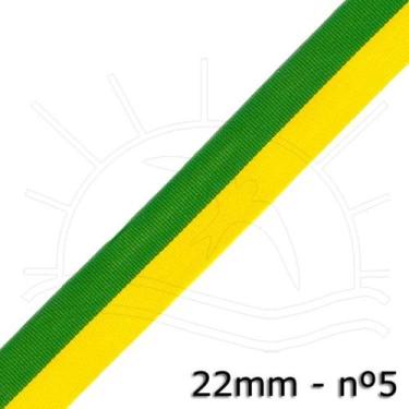 Imagem de Fita Gorgurão Bandeira do Brasil - 10 metros - Najar, 22MM - No5