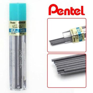 Imagem de Grafite 0,7 HB Pentel - 12 Grafites