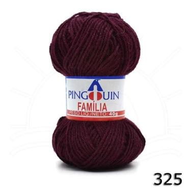 Imagem de Lã Família 40g - Pingouin, 0325 - CABERNET