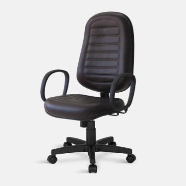 Imagem de Cadeira Presidente Belluno Giratória Relax com Braços - Flex Cadeiras,