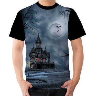 Imagem de Camiseta Camisa Ads  Casa Mal Assombrada Terror Fantasma Morcego 1 - F