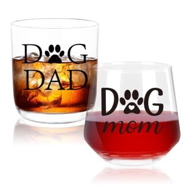 Imagem de Ithmahco Presente de Natal para pais de cães, presentes de vinho para pais, cães, pais, presente