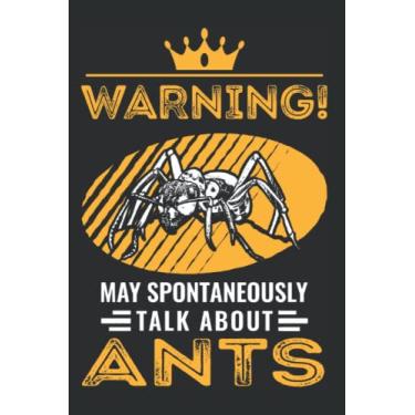 Imagem de Ant Notebook: May Spontaneously Talk About Ants / 6x9 Inches / 120 graph Sites