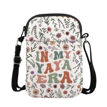 Imagem de ENSIANTH Bolsa tiracolo Yaya Gift Grandma New Grandma Gift Mother's Day Gift In My Yaya Era Gift Mother Messenger Bag, Yaya Cb