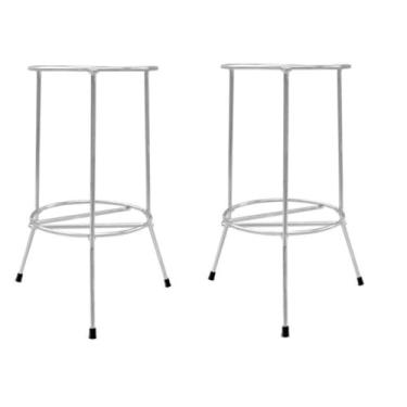 Imagem de Suporte Solo (Chão) Para Extintor De Água Bicromatizado - kit 2 Unidades