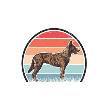 Imagem de Hollandse Herder Notizbuch: Hollandse Herder Retro Holländischer Schäferhund / 6x9 Zoll / 120 linierte Seiten