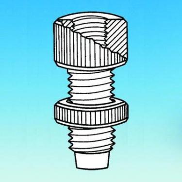 Imagem de ACE GLASS Adaptador da série 5802-08, encaixe final, 7 1/8 NPT