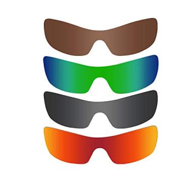 Imagem de Fiskr Lentes de reposição anti-água salgada para óculos de sol Oakley Batwolf OO9101 conjunto de 4