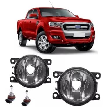 Imagem de Par Farol De Milha Universal Ranger 2017 2018 2019 2020 + Lâmpada
