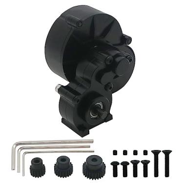 Imagem de RCAWD Alum SCX10 Transmission Metal Gearbox Combo for 1/10 Axial SCX10 Series Upgrades Part Black
