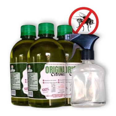 Imagem de Citronela Repelente - Óleo de Citronela Concentrado - 500ml (rende 100