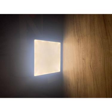 Imagem de Plafon embutir quadrado 25w alum led painel 29cm - preto