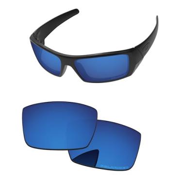 Imagem de PapaViva Lentes de substituição para óculos de sol Oakley Gascan OO9014 Deep Water - Polarizadas