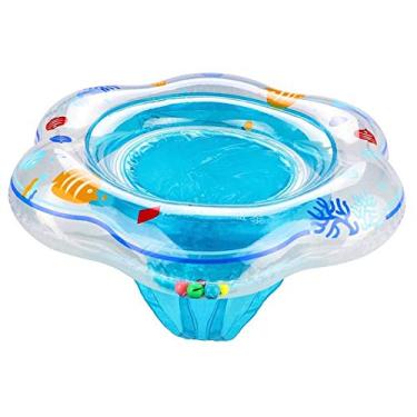 Imagem de Anel de flutuação para bebê, piscina inflável para bebê Floatie para bebê Flutuador de água infantil para bebês de 2 a 48 meses, Kids First Swim Floaties Banho de brinquedos Acessórios de piscina para crianças.