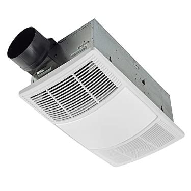 Imagem de Broan-NuTone BHF80 Ventilador e aquecedor de banheiro PowerHeat sem iluminação, 80 CFM, 1,5 sones, branco