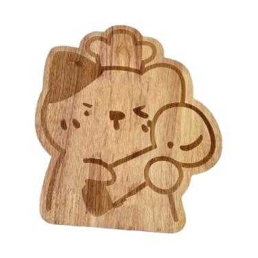 Imagem de WeiLaiKeQi Sushi de tábua de aranha de madeira servando bandeja de bandeja de pão bandeja de alimentos para refeições domésticas preparar pão frutas vegetais,