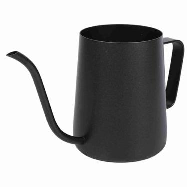 Imagem de 250ml/350ml de Aço Inoxidável Preto Pote de café Pote de café Kettle Com Bico de Pesco (350ML)