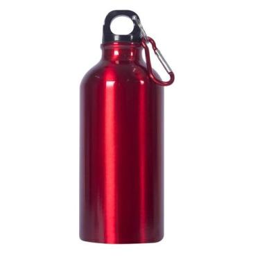 Imagem de Kit 10 Squeeze Garrafa Mosquetão de Alumínio de 500ml Sem Resina Verme
