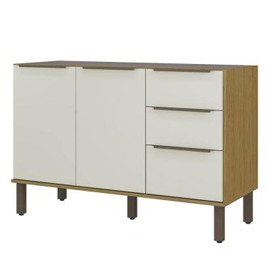 Imagem de Balcao Pia Sem Tampo 120 cm Vera BVE04 Marrocos Off White MXM