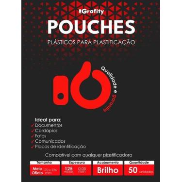Imagem de Plástico Plastificação 50 Grafity Meio Ofício (170x226mm) 0,05mm 125 M