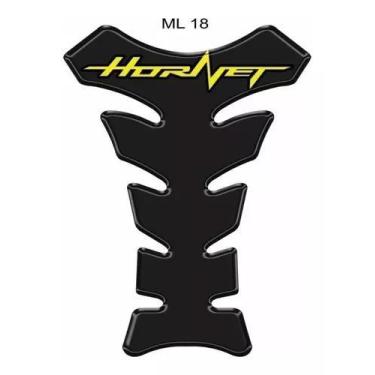 Imagem de Adesivo Resinado Protetor De Tanque Cb 600cc Da Hornet Preto - Resitan