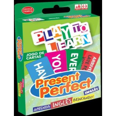 Imagem de Play To Learn Jogo De Cartas Present Perfect