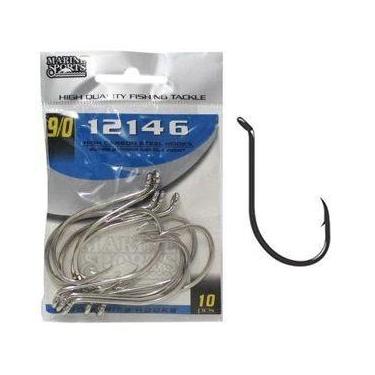 Imagem de Anzol Marine Sports 12146 N 9/0 Nickel - 10 Peças