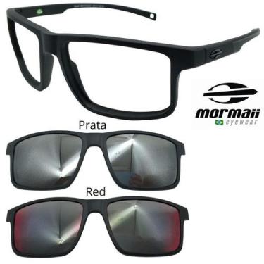 Imagem de Oculos Mormaii 6127 Swap 5 Com 2 Clipons - Escolha As Cores, Red