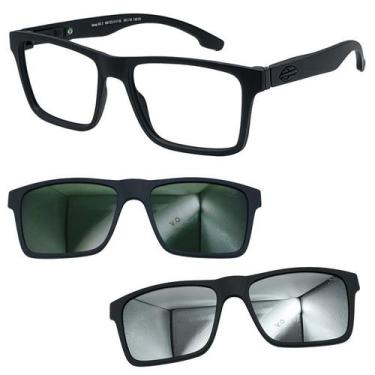 Imagem de Oculos Mormaii Swap NG 2 6153 A14 com 2 Clipons - Escolha, G15, Prata