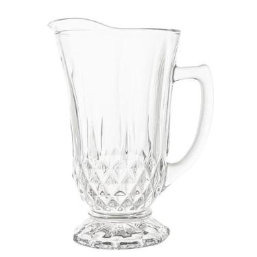 Imagem de Jarra de Vidro 1,25litros Diamante Lapidada para Festas Agua Sucos e R