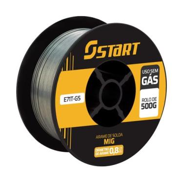 Imagem de Arame Para Solda Mig De 0,8mm Rolo Com 0.5kg Sem Gás Start - Galzer