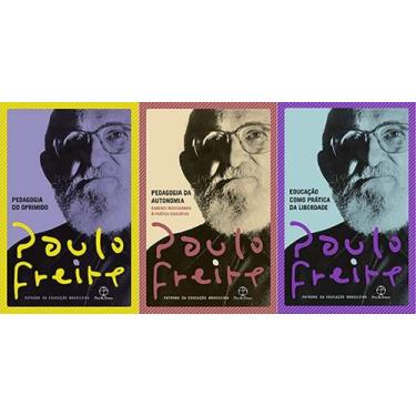 Imagem de Kit 3 Livros Pedagogia Oprimido Autonomia EDUCAÇÃO Freire - Paz e terr
