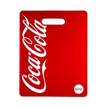 Imagem de Tábua Coca-Cola De Corte P/Churrasco Higiênica 38x30cm - HAUSKRAFT, Co