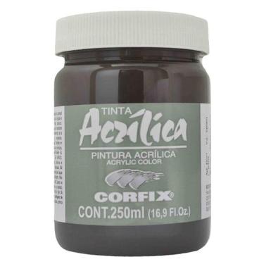 Imagem de Tinta Acrílica 250ml G2 095 Marrom de Garança Corfix, 095 - MARROM DE 