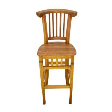 Imagem de Banqueta Leque em Madeira de Demolição Sudeste Rústico