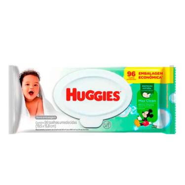 Imagem de Lenço umedecido huggies classic com 96 unidades