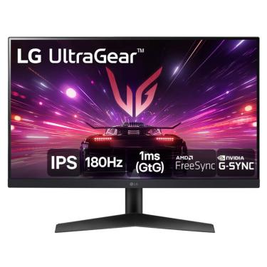 Imagem de Monitor 24 Gamer LG UltraGear 24GS60F-B ips, 180Hz, 1ms (GtG), nvidia g-sync, amd FreeSync, HDR10, sRGB 99% LG