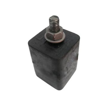 Imagem de Calço de Borracha Quadrado com Mini Parafusos 44X35 Hulter HT1CBMI01P