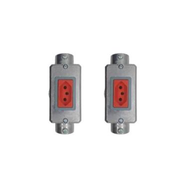 Imagem de 2 Kit Condulete 3/4 Placa 1 Posto e Mod Tomada Tramontina