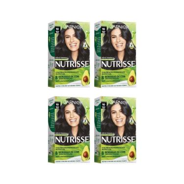 Imagem de Coloraçao Nutrisse 10 Preto-Kit C/4Un