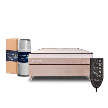 Imagem de Colchão Magnético Queen size na Caixa Massageador Enrolado à Vácuo