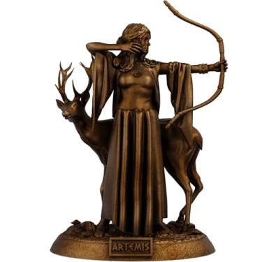 Imagem de Estátua Artemis Deusa Grega da Caça - Diana (Cor Cobre Antigo)