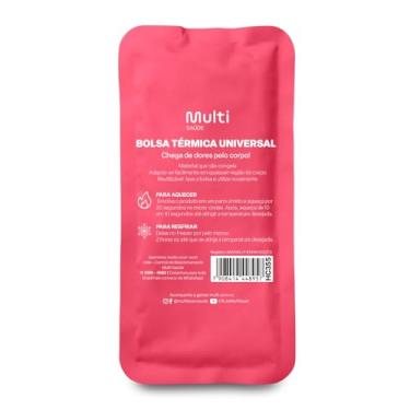 Imagem de Bolsa Térmica em Gel Rosa Multilaser Saúde – HC355