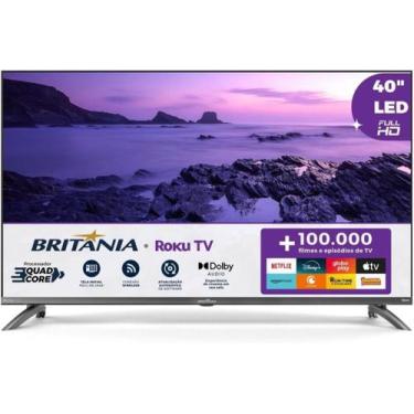 Imagem de Smart Tv 40'' Britânia Btv40m9gr2cgb Roku Led Dolby Audio - BRITANIA