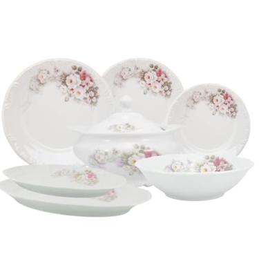 Imagem de Baixela Serviço Jantar Eterna 40pç para 12 pessoas Porcelana Schmidt